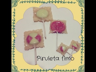 Diy Pirueta fimo.Wrapped Lollipop Polymer clay tutorial