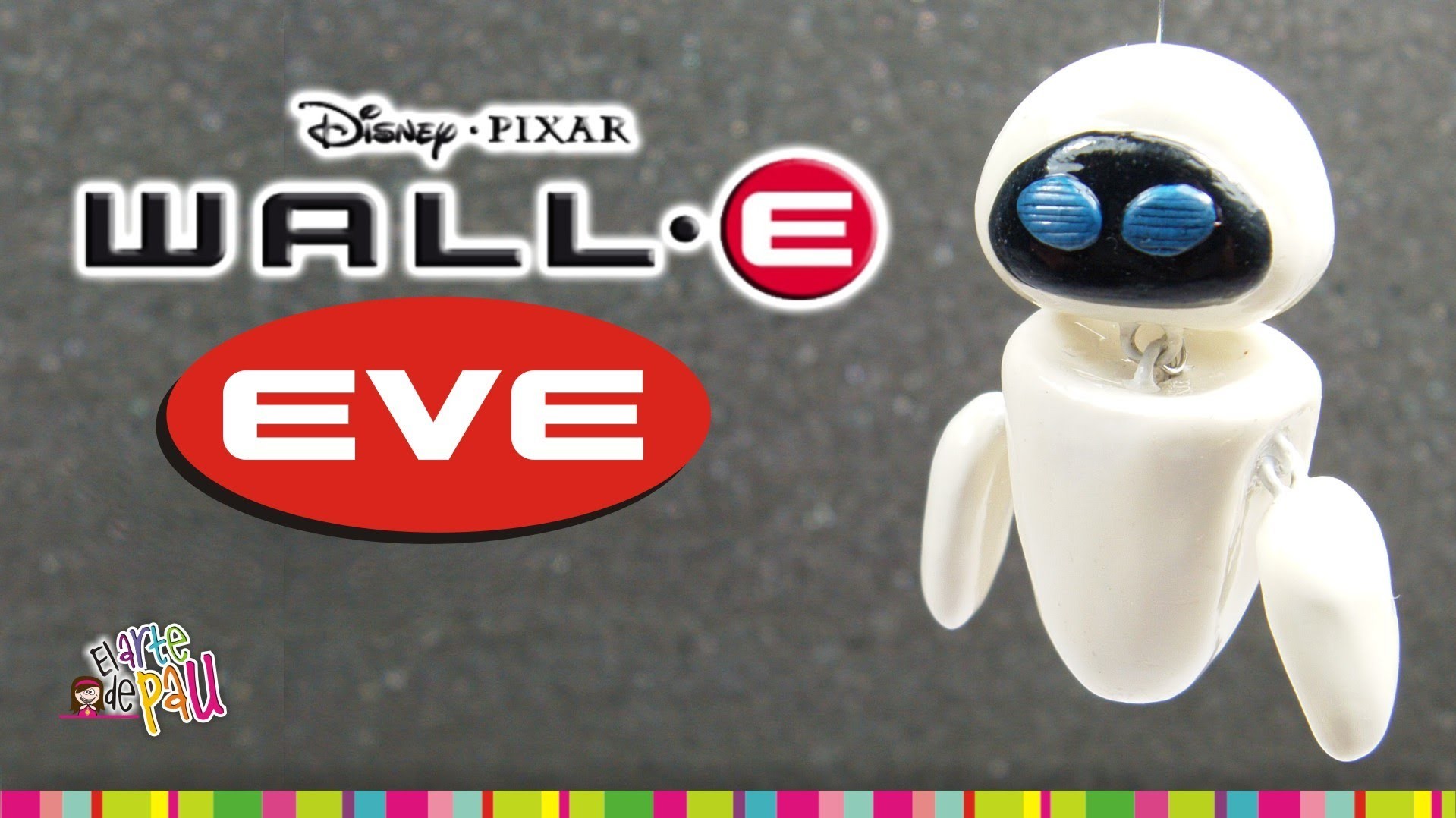 EVE (WALL-E) polymer clay tutorial . EVA  WALL-E de Arcilla polimérica