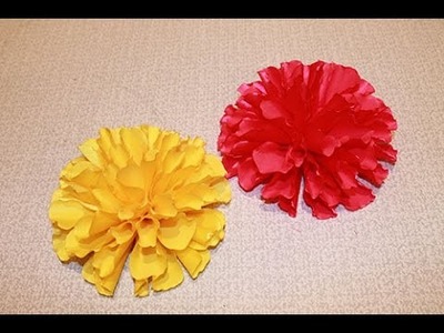 KANZASHI FLOWER TUTORIAL - Kanzashi Flower - Kanzashi Tutorial - Kanzashi flores de cinta