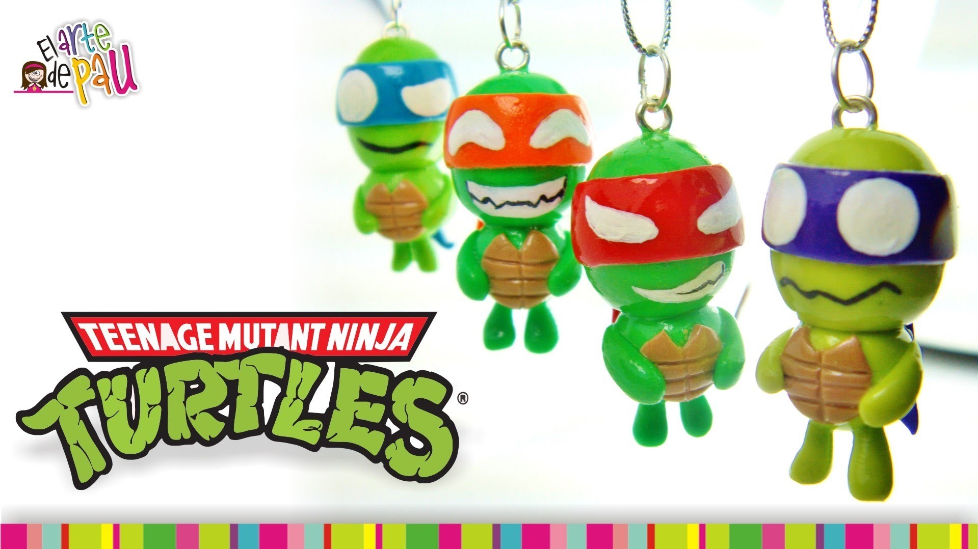 Ninja Turtles Polymer Clay Tutorial. Tortugas Ninja de Arcilla Polimérica