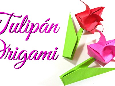Tutorial: Flores de Papel - Tulipan de Origami | Especial San Valentín | Mundo@Party