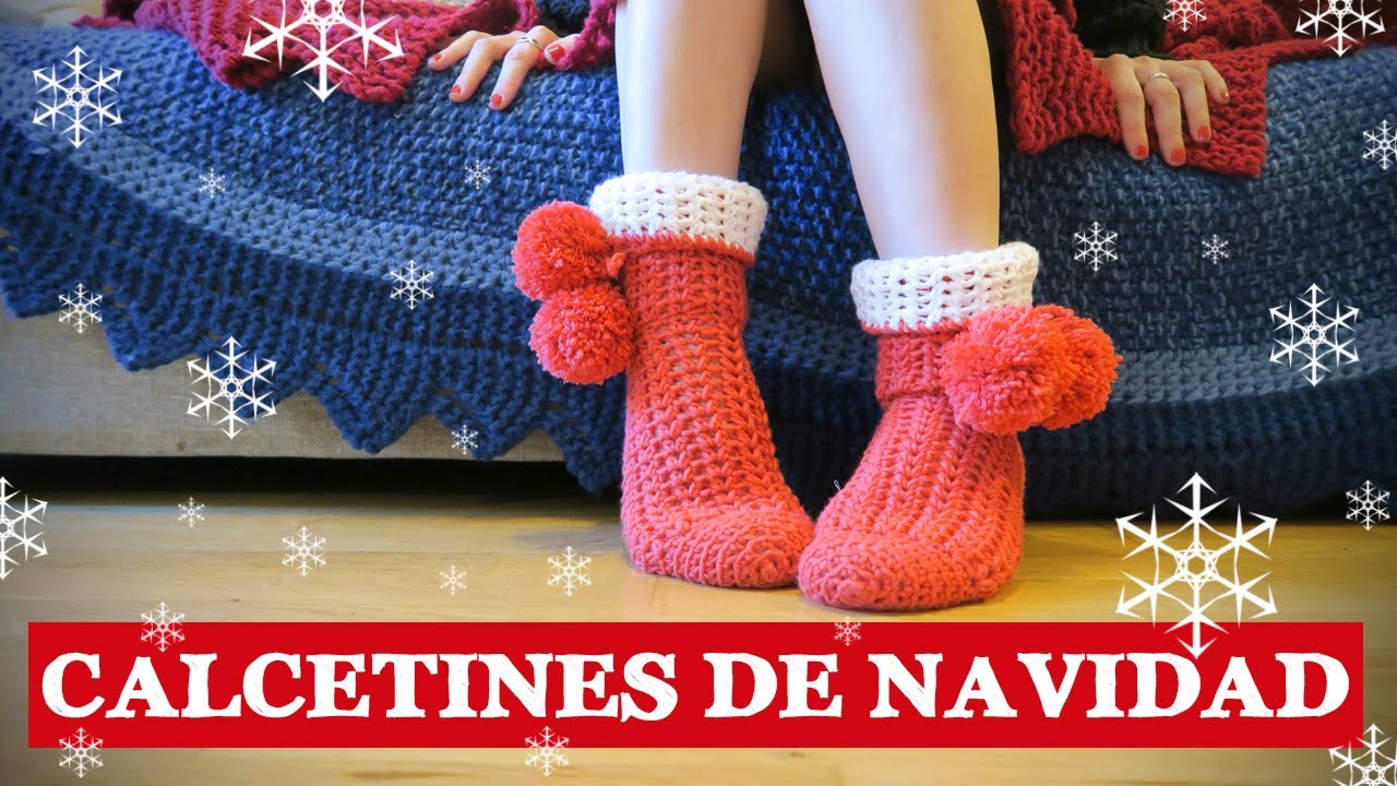 Calcetines de ganchillo Navideños | Crochet stocks