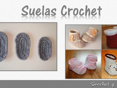 Consejos y patrones para tejer zapatos a crochet  - Plantillas para todas las tallas de bebés