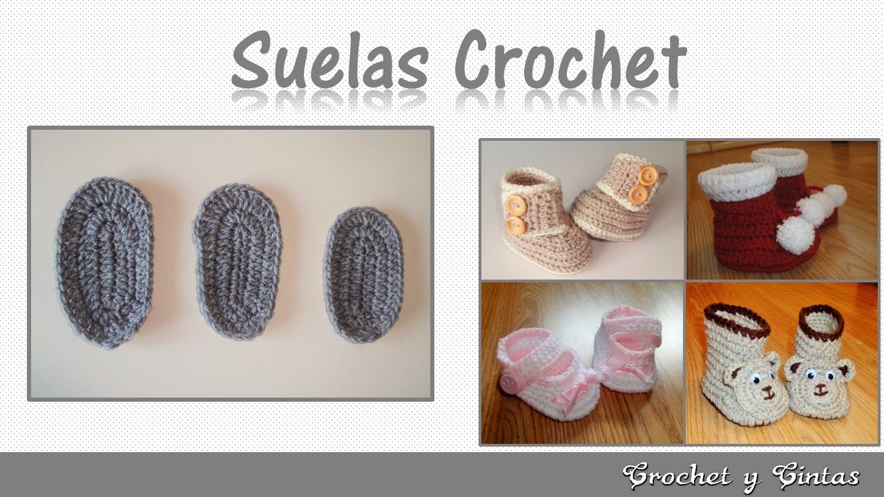 Consejos y patrones para tejer zapatos a crochet  - Plantillas para todas las tallas de bebés