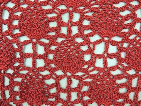 Crochet : Motivos de Piñas Continuas
