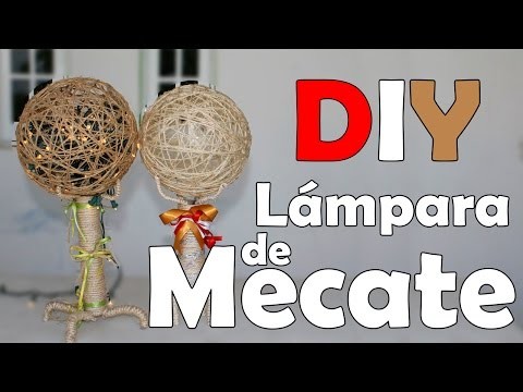 DIY: Lámpara de mecate | Tonatiuh Abarca