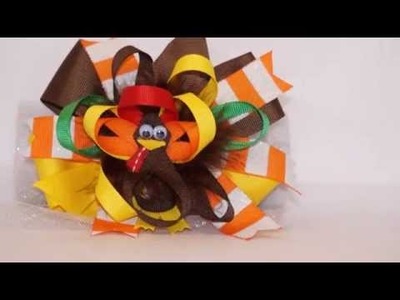 DIY Moño de Pavito o Moño para Thanksgiving! [11]