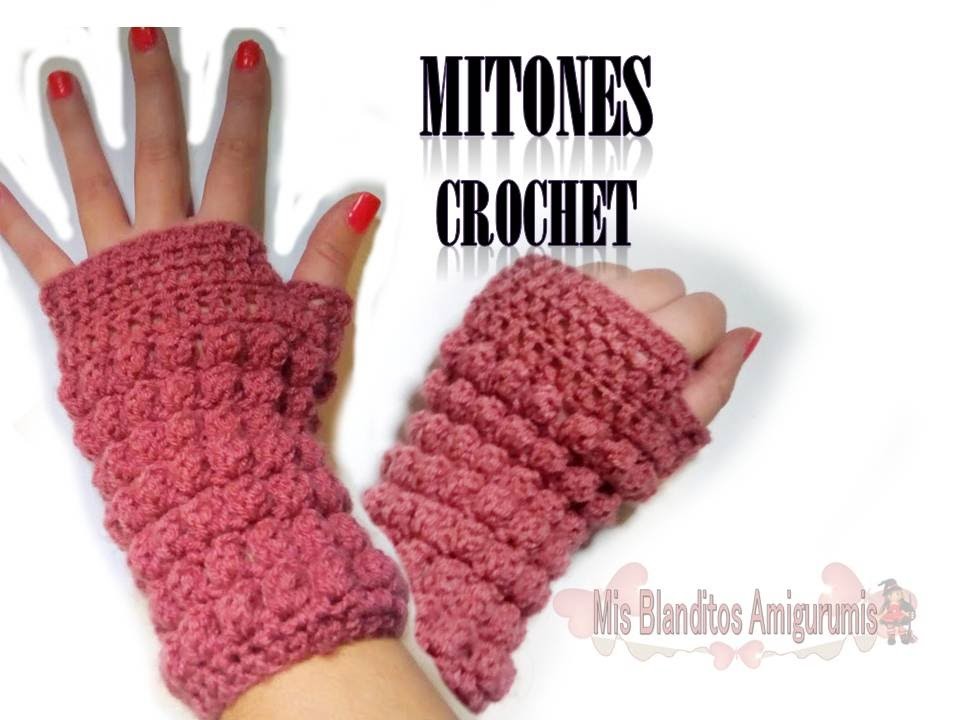 Tutorial crochet: Mitones (guantes sin dedos) Paso a paso