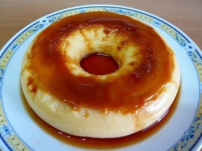 FLAN DE GALLETAS MARIAS AL MICROONDAS