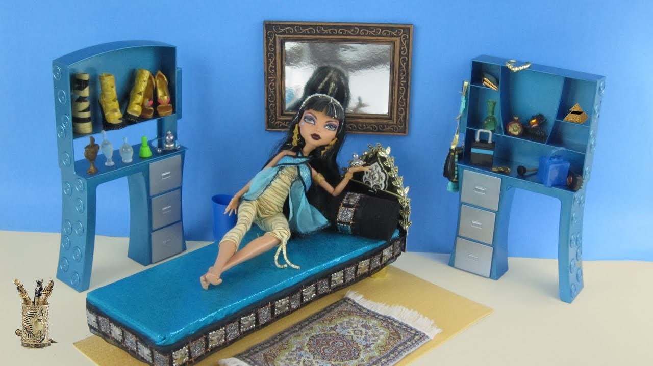 Manualidades para muñecas: Haz una cama para la Muñeca de Monster High Cleo