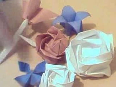 Modelos de flores de papel