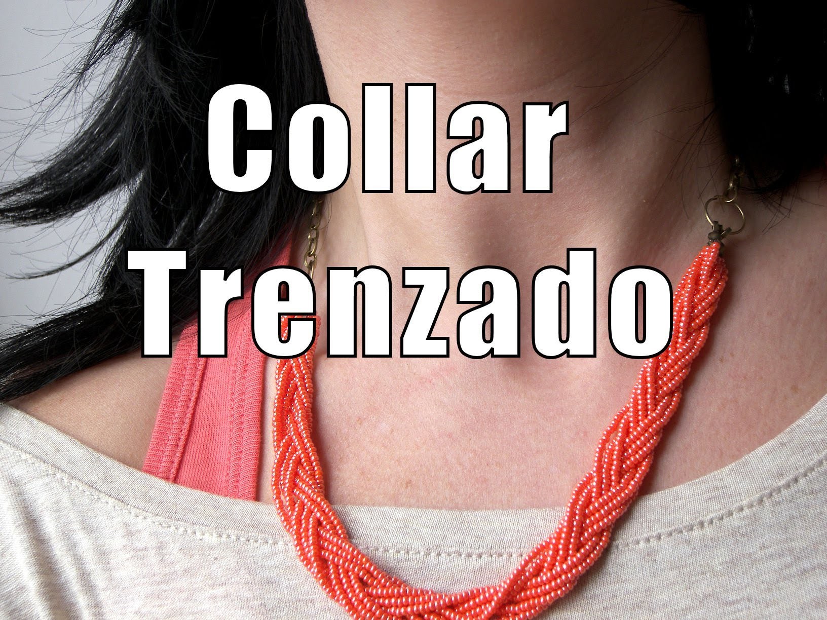 Abalorios DIY - Collar trenzado con rocalla