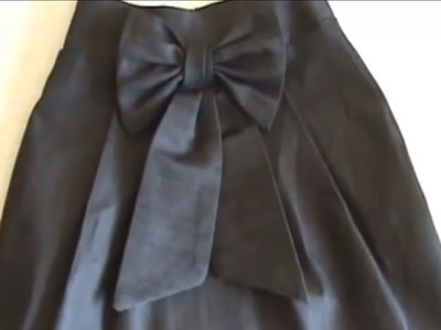 Como Hacer Una Falda De Mezclilla  --How To Make a Denim Skirt