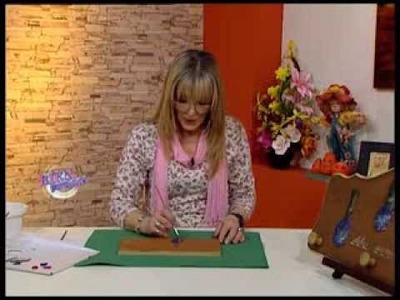 Mónica Sayous - Bienvenidas TV - Pinta un perchero con hortensias