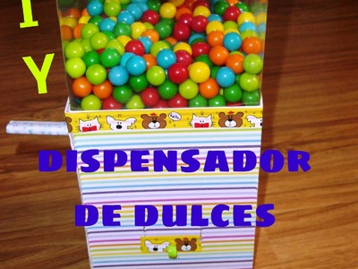 Dispensador de dulces-DIY- gift idea candy