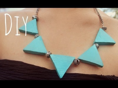 DIY collar geométrico ∆ Geometric necklace