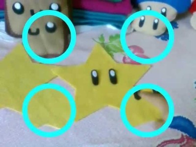 FIELTRO.ESTRELLA DE MARIO BROS.PLUSH