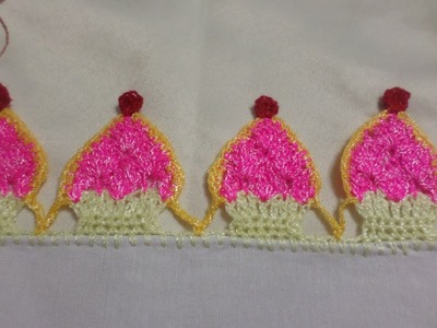 Orilla Tejida Cup Cakes