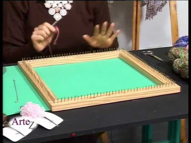 Cómo tejer hilados con telar
