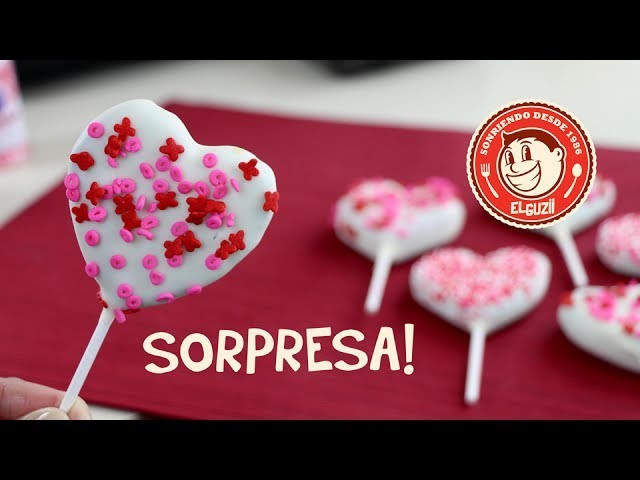 ♥ Cake Pops Sorpresa! ♥ San Valentín - 14 de Febrero - El Guzii