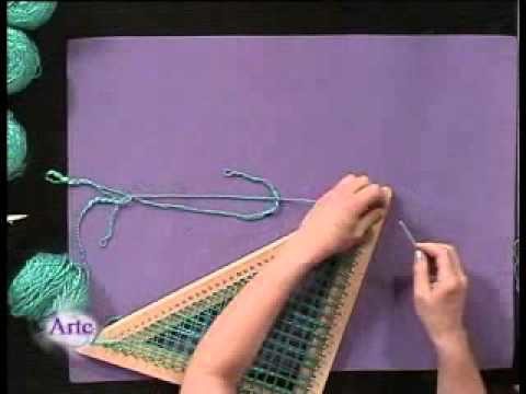 Cómo tejer una capa en telar