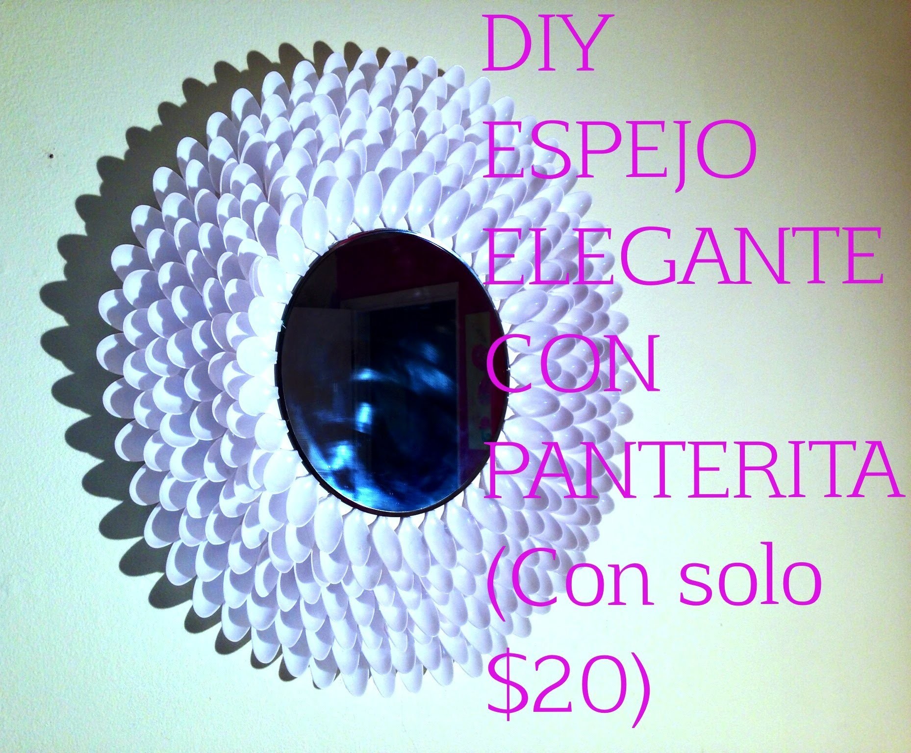 DIY Haz tu Espejo elegante con solo $20!!