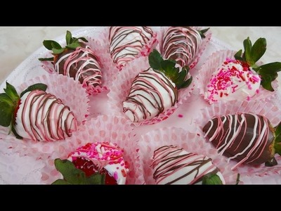 Fresas Cubiertas de Chocolate - ¡Para San Valentín!