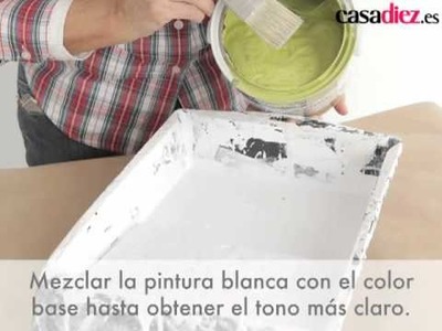 Pintar una comoda en tres tonos