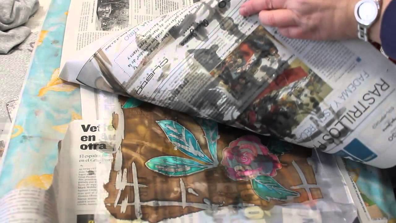 Batik sobre seda en Star Taller Creativo, vídeo 6