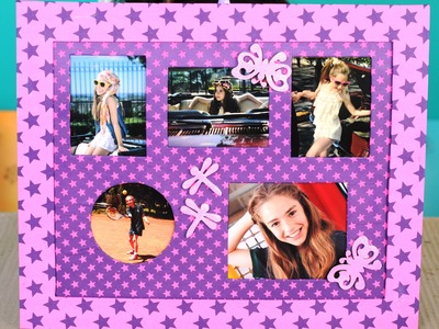 Cartonaje - Portarretratos forrado en cartulina - Maria Jose Roldan