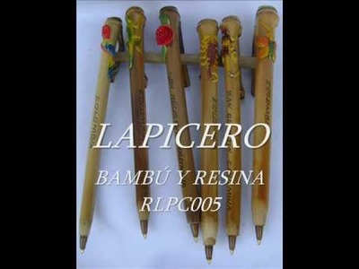 Catalogo de artesanias en guadua y bambu de San Agustín Huila Colombia 2010