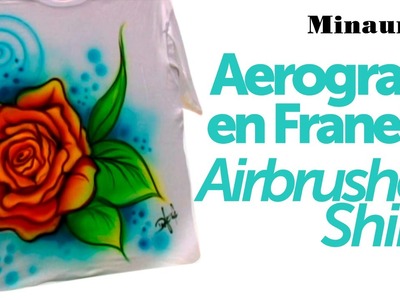 DIY - Aerografía en Telas ( Fabrics Airbrush Painting )