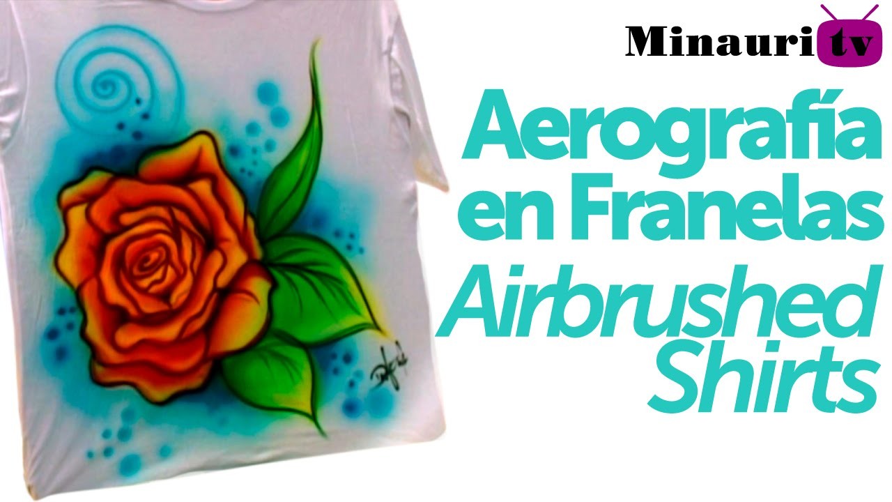 DIY - Aerografía en Telas ( Fabrics Airbrush Painting )
