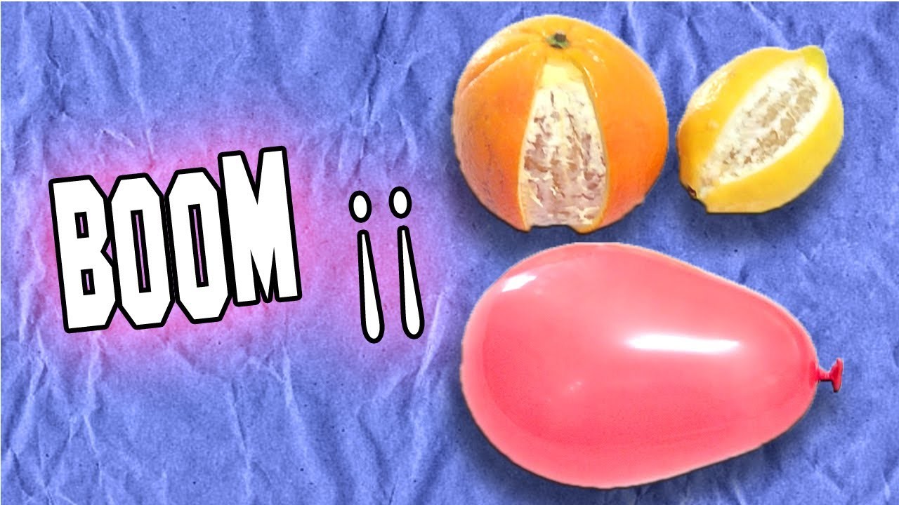 ✔ Explotar Globos con Naranjas y Limones | Explode Balloons with Oranges and Lemons