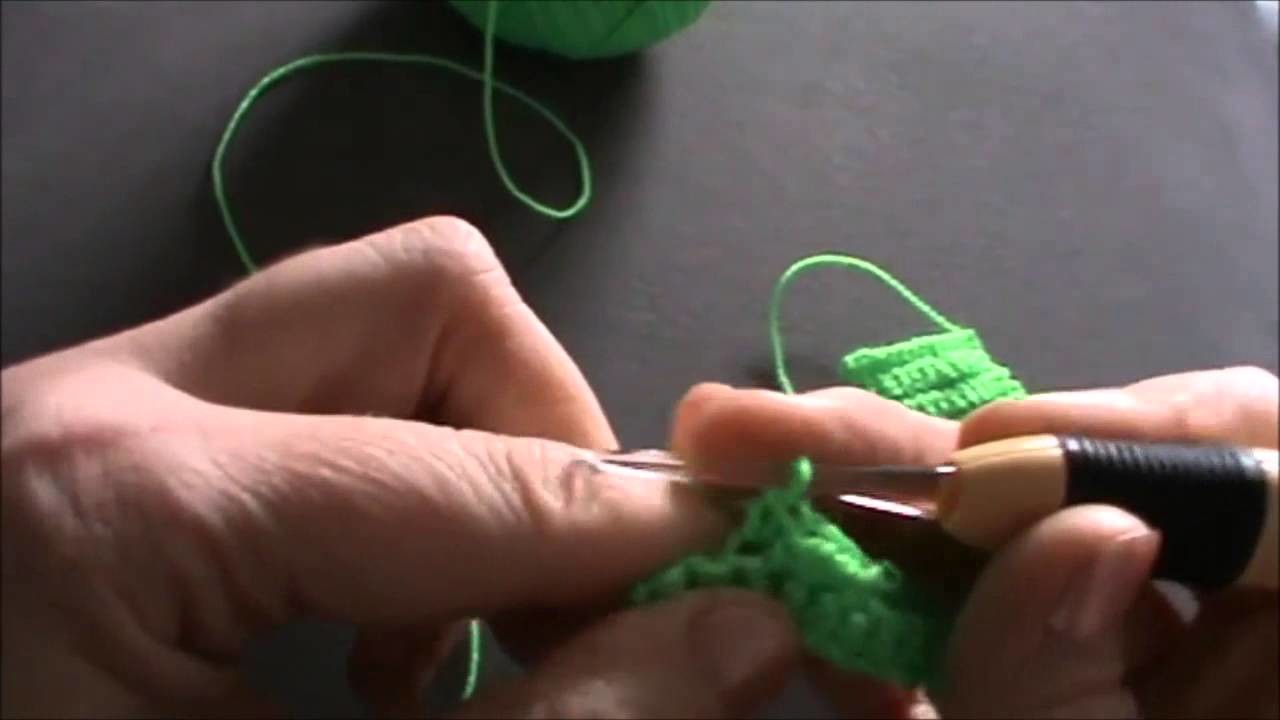 Ganchillo o crochet: Como hacer el punto escalera