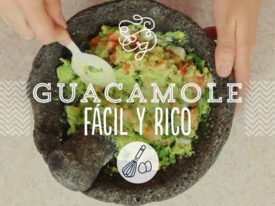 Guacamole re fácil - receta mexicana | Craftingeek*