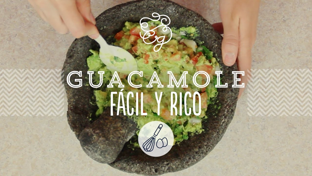 Guacamole re fácil - receta mexicana | Craftingeek*