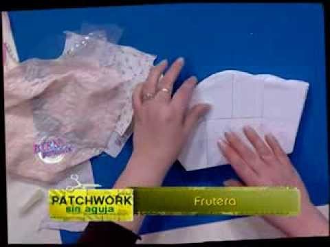 Silvia Nieruczkow - Bienvenidas TV - Realiza en patchwork sin agujas una frutera