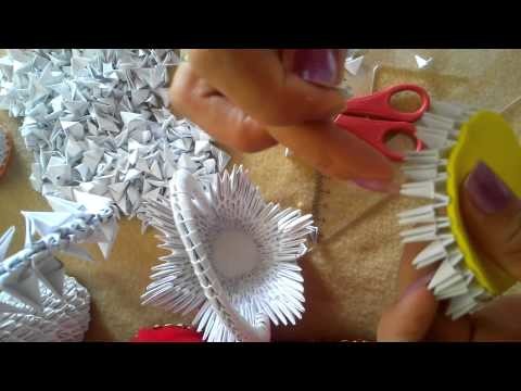 Canasta de origami 3D primera parte