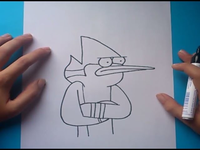 Como dibujar a Mordecai paso a paso 2 - Un show mas | How to draw Mordecai 2 - Regular show