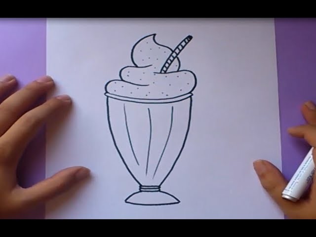 Como dibujar un batido paso a paso | How to draw a smoothie