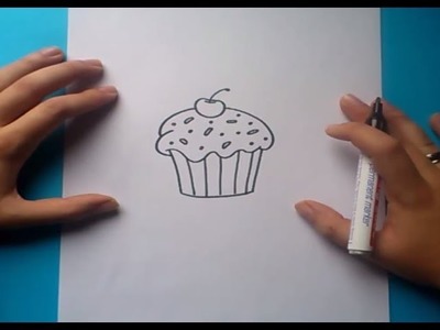 Como dibujar un pastel paso a paso 3 | How to draw a cake 3