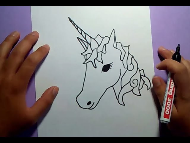 Como dibujar un unicornio paso a paso, How to draw a unicorn