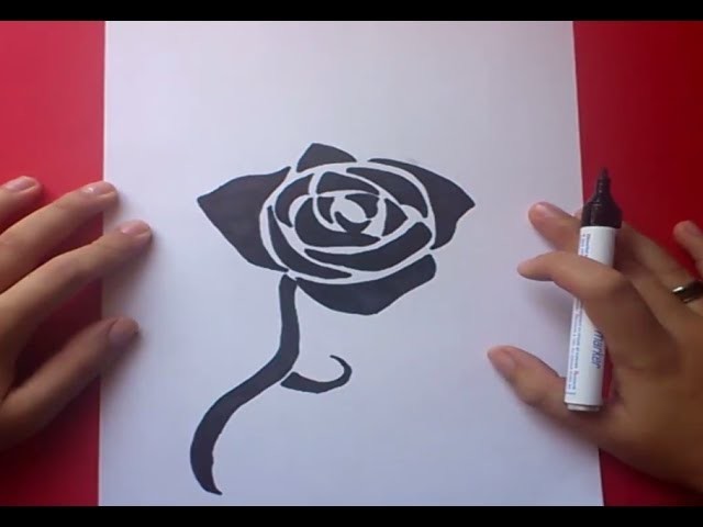 Como dibujar una rosa paso a paso 2 | How to draw a rose 2