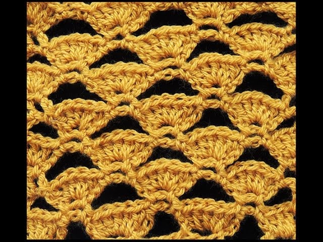Crochet : Abanicos Calados