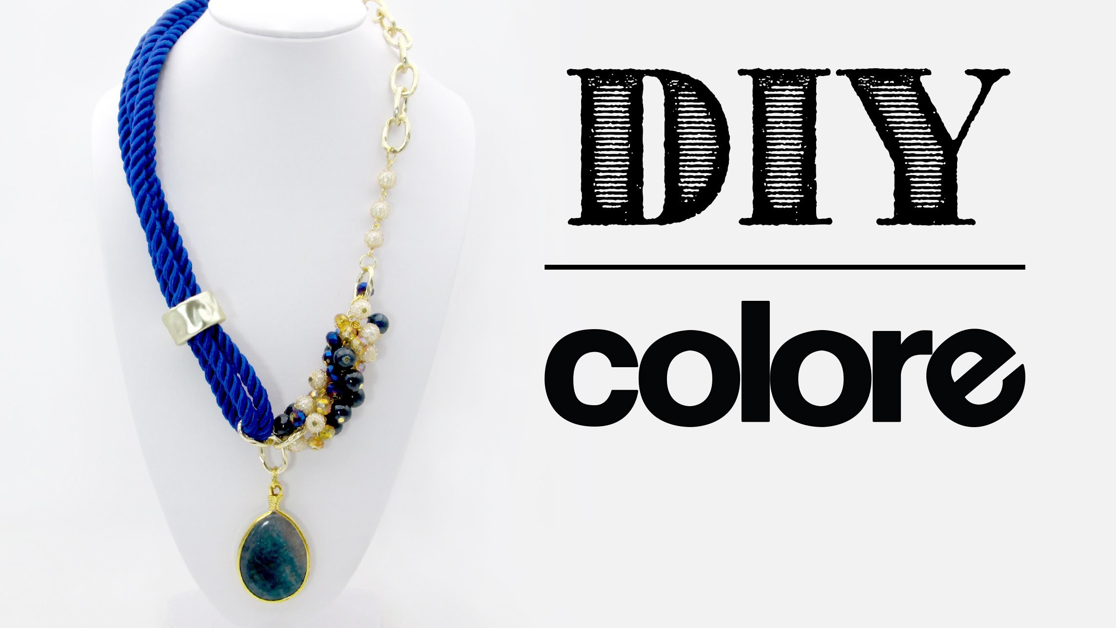 DIY: Collar Hilo de Seda y Cadena | Colore Accesorios