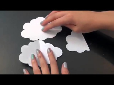 DIY:Decora tu cuarto con globos y nubes 3D-Miranda
