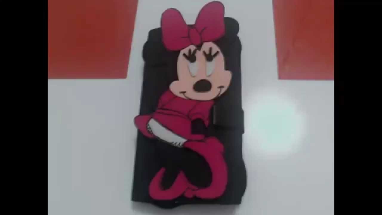 Funda para el celular de Minnie Mouse de goma eva