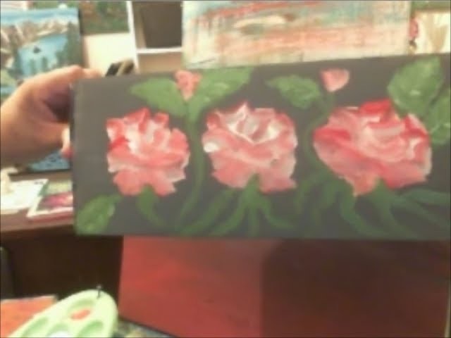 Pintando y reciclando carton