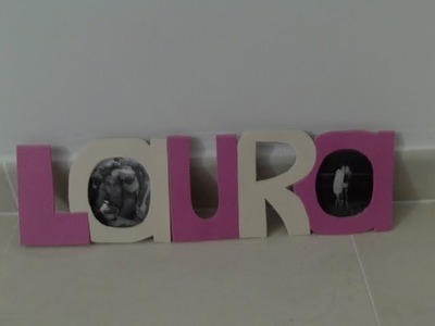 Portafotos para regalar a amigo.a con carton y gom
